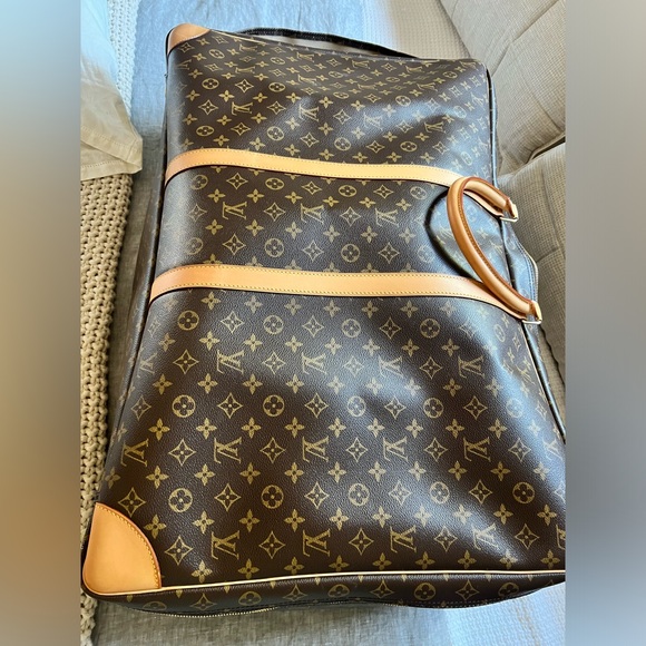 Louis Vuitton Monogram SIRIUS 70 Canvas Leather Luggage Zip Soft Suitcase - Picture 2 of 16